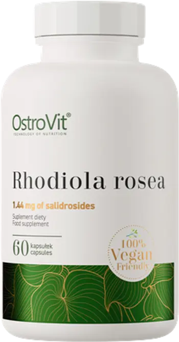 OstroVit Rhodiola rosea 144 мг Vege Родиола - 60 капсули, 60 дози