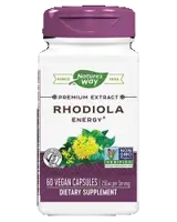 Nature's Way Rhodiola Rosea Energy 250 mg В подкрепа на енергията и адаптацията към стрес х 60 веган капсули
