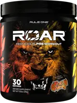 Rule1 Roar Ferocious Pre-Workout Азотен Бустър - 300-315 грама, 25 дози