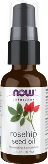 NOW Foods Rose Hip Seed Oil 100% Pure Етерично Масло от Семена на Шипка - 30 мл