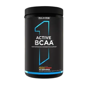 Rule1 Active BCAA with Taurine, Citrulline & Electrolytes Аминокиселини BCAA 2:1:1 + Глутамин, Цитрулин и Таурин - 375-390 грама, 30 дози