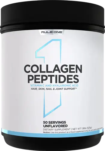 Rule1 Collagen Peptides with Hyaluronic Acid Колаген Пептиди - 525 грама, 50 дози