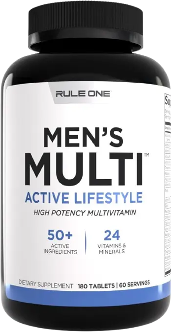 Rule1 Men's Train Daily Multivitamin 50+ Ingredients Мултивитамини за Мъже
