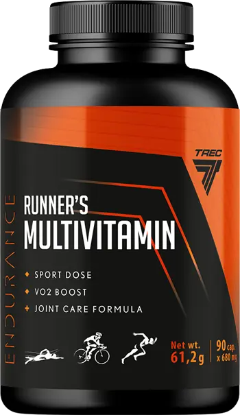 Trec Nutrition Runner's Multivitamin Endurance Мултивитамини за бегачи с подкрепа за стави и енергия