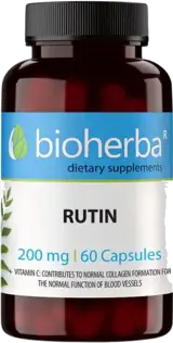 Bioherba Rutin 270 mg За здрави кръвоносни съдове и усвояване на Витамин С