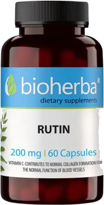 Bioherba Rutin 270 mg За здрави кръвоносни съдове и усвояване на Витамин С