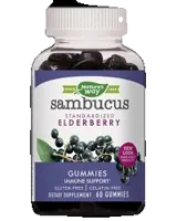 Nature's Way Sambucus Standardized Elderberry Gummies Имунна Подкрепа х 60 желирани бонбони