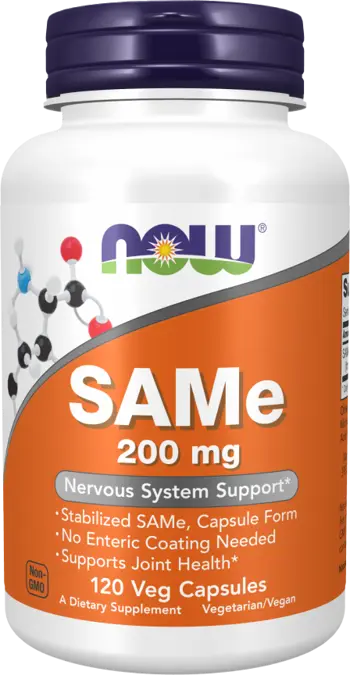 NOW Foods SAMe 200 мг С-Аденозилметионин