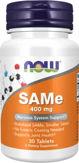 NOW Foods SAMe 400 мг С-аденозилметионин