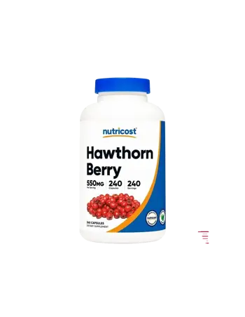 Nutricost Hawthorn Berry Сърце и нервна система - Глог (плод) 550 mg х 240 капсули