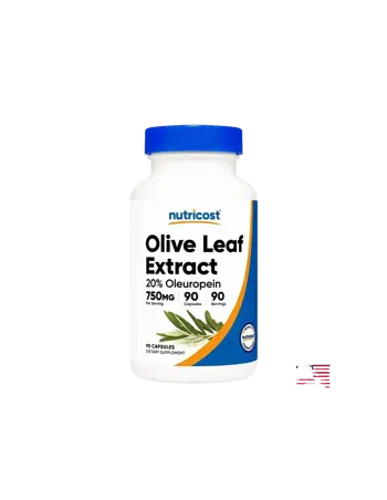Nutricost Olive Leaf Extract 750 mg Екстракт от маслинови листа с 20% олеуропеин х 90 капсули