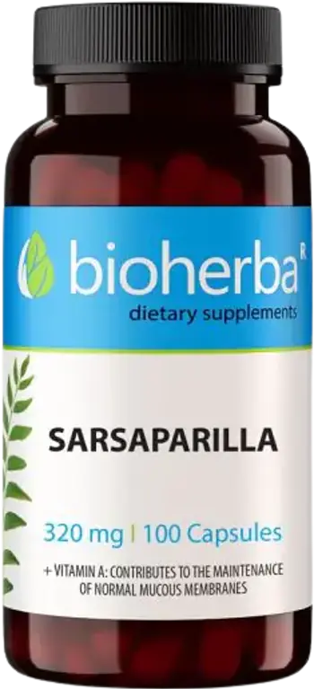 Bioherba Sarsaparilla 250 mg Естествена подкрепа за храносмилането