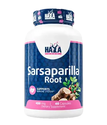 HAYA LABS Sarsaparilla Root 450 mg За детоксикация и хормонален баланс х 60 капсули