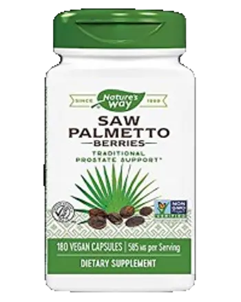 Nature's Way Saw Palmetto (berry) 585 mg В подкрепа на простатата и хормоналния баланс х 100 капсули