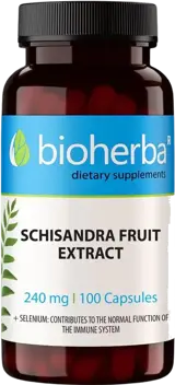 Bioherba Schisandra Fruit Extract 240 mg Екстракт от плодове на Шизандра