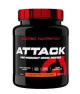 SCITEC Attack Предтренировъчен Азотен Бустър без Стимуланти - 416 грама, 32 дози