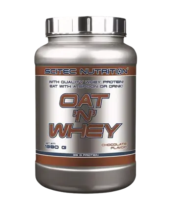 SCITEC Oat N Whey Овес и Висококачествен Суроватъчен Протеин - 1380 грама, 15 дози