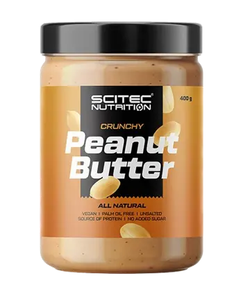 SCITEC Peanut Butter Crunchy 100% Натурално Фъстъчено Масло