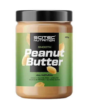 SCITEC Peanut Butter Smooth 100% Натурално Фъстъчено Масло