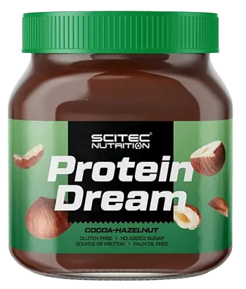 SCITEC Protein Dream Протеинов Крем с Лешници и Какао - 400 грама, 26 дози