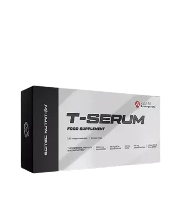 SCITEC T-Serum Тестостеронов Бустър - 120 капсули, 24 дози