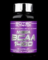 Mega BCAA 1400 - 90 Капсули