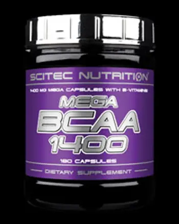 Mega BCAA 1400 - 180 капсули