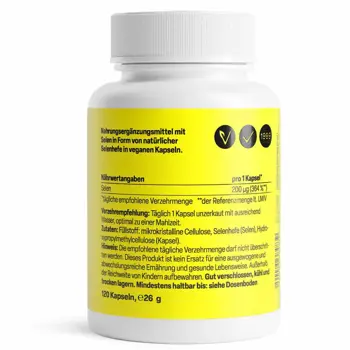 ZEINpharma Селен 200 μg Selen Pure – 120 капсули