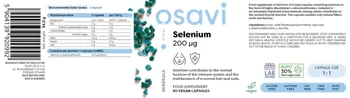 Osavi Selenium 200 mcg За имунитет и щитовидна жлеза