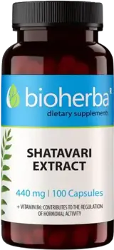 Bioherba Shatavari Ayurvedic Female Rejuvenator Extract 440 mg За хормонален баланс и женско здраве