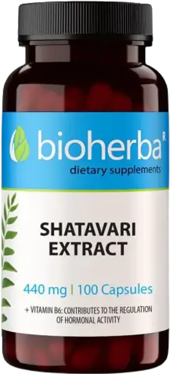 Bioherba Shatavari Ayurvedic Female Rejuvenator Extract 440 mg За хормонален баланс и женско здраве