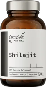 OstroVit Shilajit 250 мг with 20% Fulvic Acid Шиладжит - 90 капсули, 90 дози