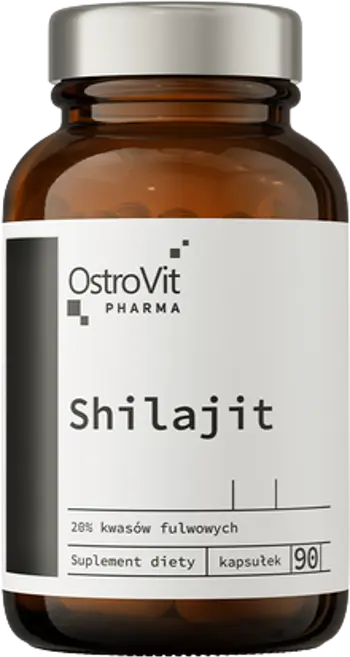 OstroVit Shilajit 250 мг with 20% Fulvic Acid Шиладжит - 90 капсули, 90 дози