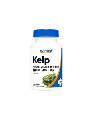 Nutricost Kelp Щитовидна жлеза - 240 таблетки