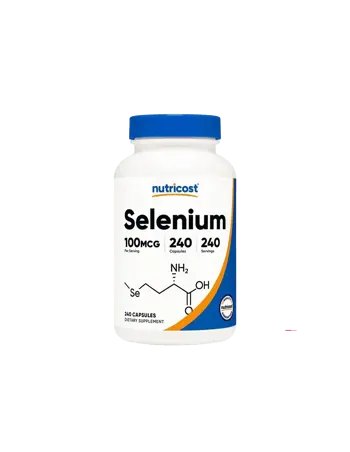 Nutricost Selenium (L-селенометионин) За щитовидна жлеза и имунитет