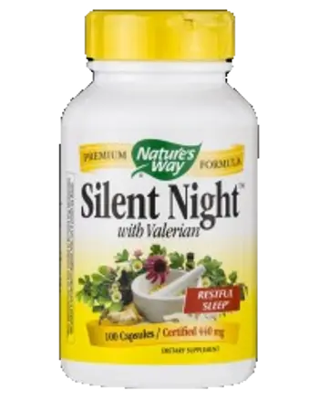Nature's Way Silent Night with Valerian 440 mg За спокоен сън х 100 капсули