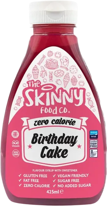 Skinny Food Co Skinny Syrup Birthday Cake Сироп с вкус на рожденденска торта