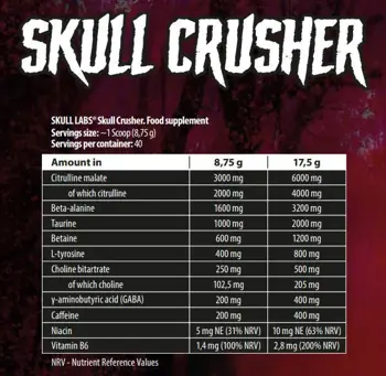 Skull Crusher Pre-Workout