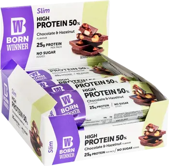 Протеинов Бар ''Born Winner'' / Slim 50% High Protein Bar