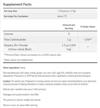 Slippery Elm Powder
