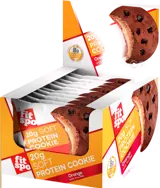 FIT SPO Soft Protein Cookie with 8g Collagen & No Added Sugar Портокал 10 x 70 грама