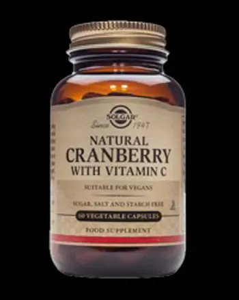 Natural Cranberry + Vitamin C - 60 капсули