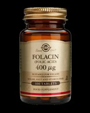 Folic Acid 400 mcg - 100 Таблетки