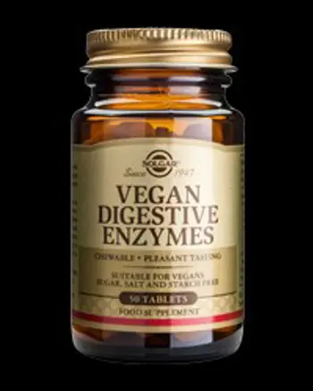 Vegan Digestive Enzymes - 50 Дъвчащи таблетки