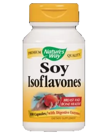Nature's Way Soy Isoflavones 500 mg За хормонален баланс и женско здраве х 100 капсули