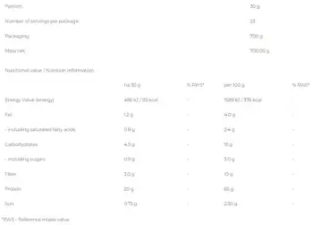 6PAK Nutrition Soy Protein Соев Протеин - 700 грама, 23 дози