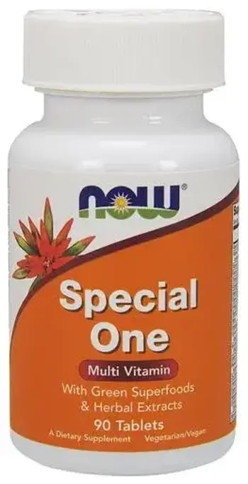 NOW Special One Multi Всекидневни мултивитамини за спортисти - 90 таблетки