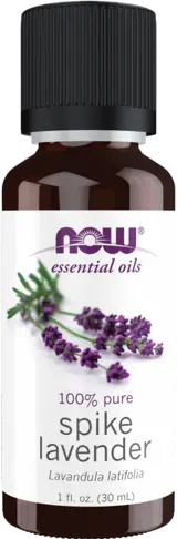 NOW Foods Spike Lavender 100% Pure Lavandula Latifolia 100% Чисто Етерично Масло от Лавандула - 30 мл
