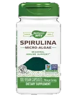 Nature's Way Spirulina Micro-Algae 380 mg Подкрепа за имунната система х 100 веган капсули