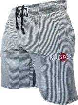 Спортни къси панталони - Сиви райе / Training Shorts - Grey